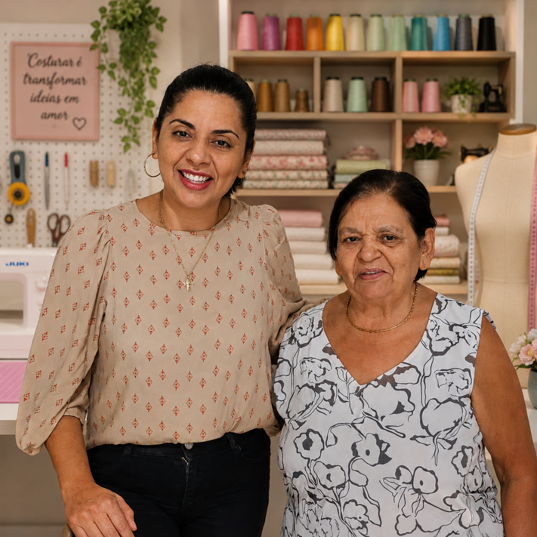Terezinha e Eliane, professoras da Mavi Moldes