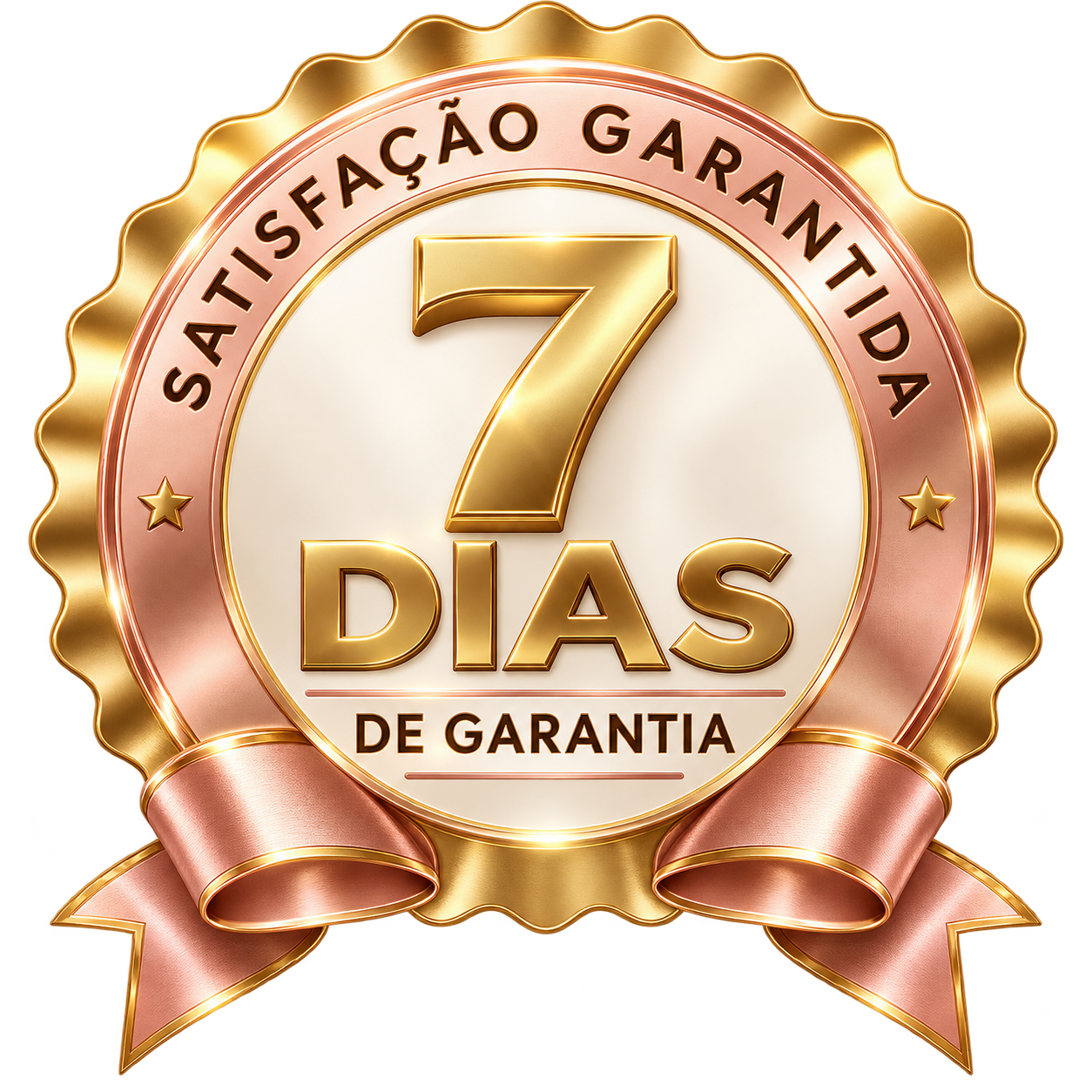 Selo de garantia de 7 dias